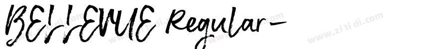 BELLEVUE Regular字体转换